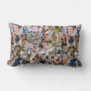Almofada Lombar Colagem de Fotografias Personalizada 24 Pic Forma