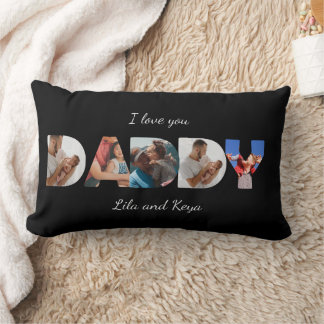 Almofada Lombar Colagem de Fotos Personalizadas Moderna Simples co
