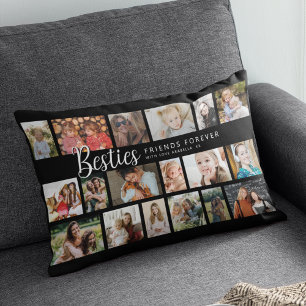 Almofada Lombar Colagem de Fotos Personalizadas para Melhores Amig