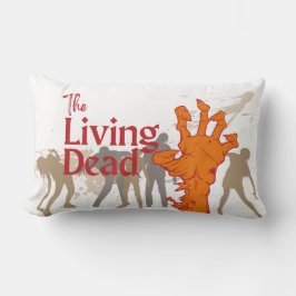 Almofada Lombar Coleção de Carimbo de Halloween "The Living Morto"