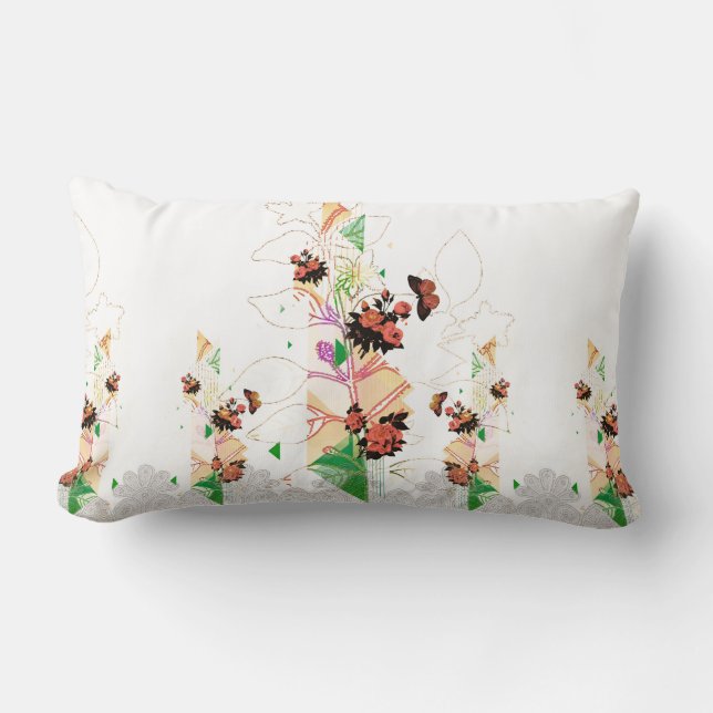 Almofada Lombar Collage vintage (Frente)