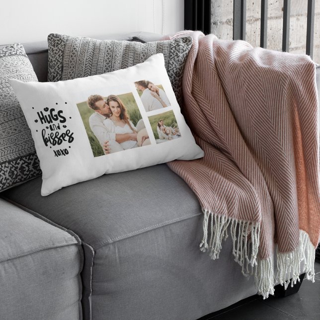 Almofada Lombar Collher Fotografia Do Casal E Abraços E Beijos (Criador carregado)