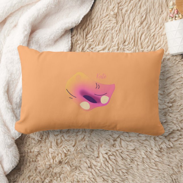 Almofada Lombar Colorful Abstract Throw Pillow (Cobertor)