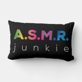 Almofada Lombar Colorida ASMR Junkie Black and White