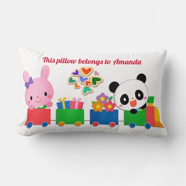 Almofada Lombar Comboio De Animais Cujo Céu (Frente)