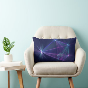 Almofada Lombar Constelação, Arte Fractal Fantasia Abstrata