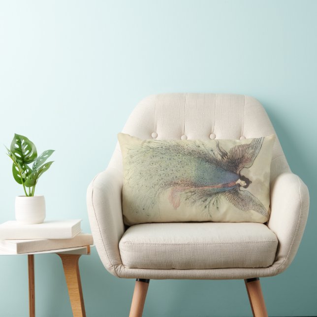 Almofada Lombar Conto de Fadas Japonês Antigo, A Donzela da Lua (Cadeira)