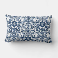 Cor damasco Ornamental marinho Azul