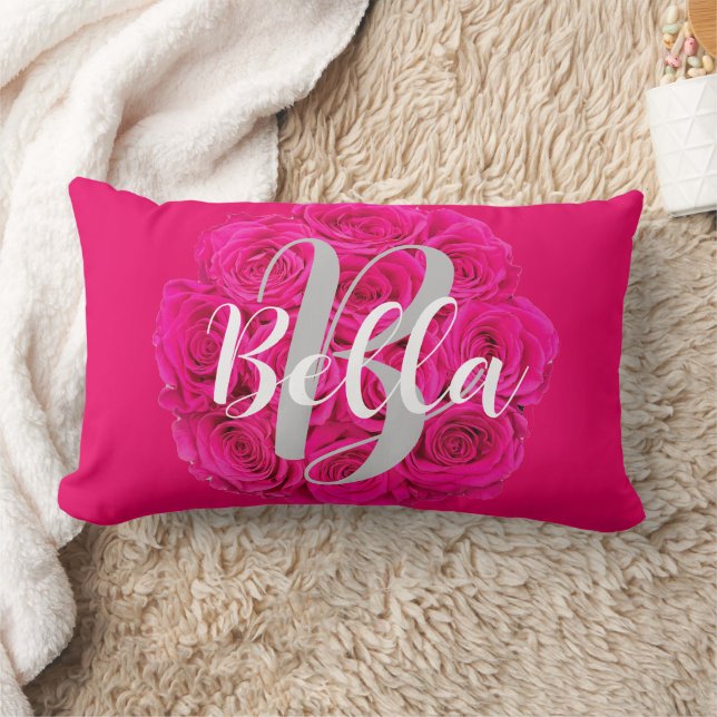 Almofada Lombar Cor-de-rosa personalizada (Cobertor)