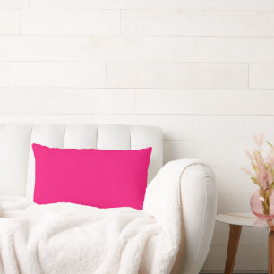 Almofada Lombar Cor de Trent rosa, rosa,