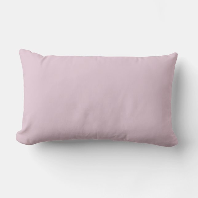Almofada Lombar Cor sólida rosa claro pálido (Frente)