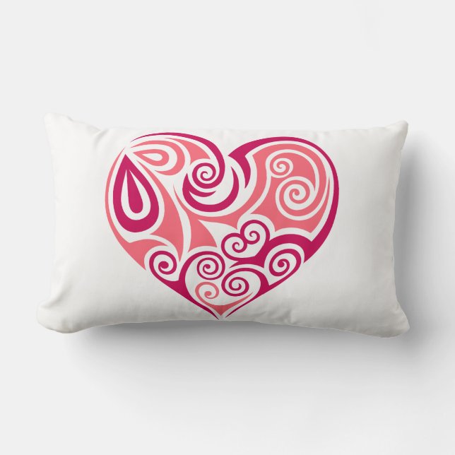 Almofada Lombar - Coração Grande (Frente)