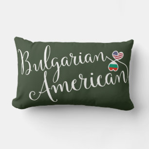 Almofada Lombar Corações Enrelaçados Búlgaros Americanos