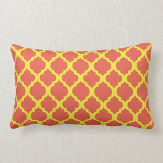 Almofada Lombar Coral e lombar amarelo