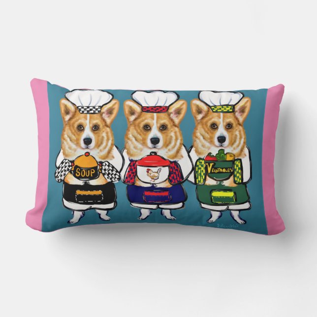 ALMOFADA LOMBAR CORGI (Frente)