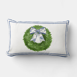 Almofada Lombar Coroa com Laço Toile Azul