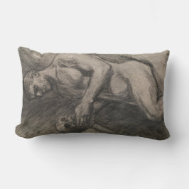 Almofada Lombar Corpo de um Homem Segurando o Crânio (por Albert E