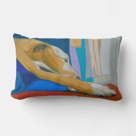 Almofada Lombar Coxim amarelo do Lurcher