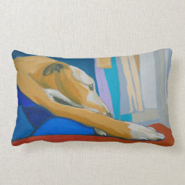 Almofada Lombar Coxim amarelo do Lurcher