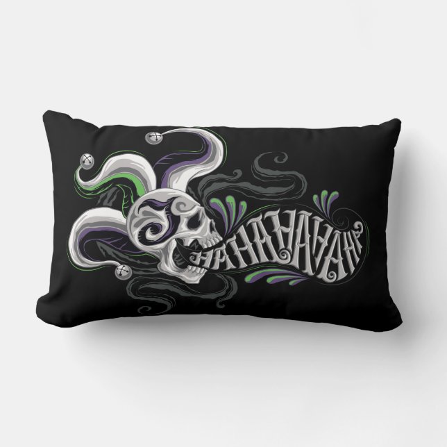 Almofada Lombar Crânio do palhaço do pelotão | do suicídio - Haha (Frente)