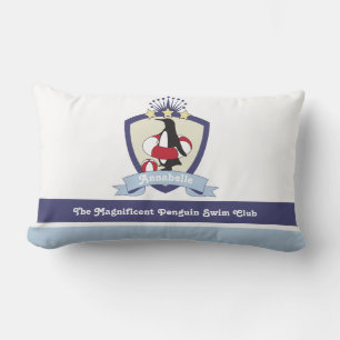 Almofada Lombar Crianças Personalizadas Clube de Natação Crest