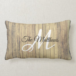 Almofada Lombar Crie Seu Próprio Nome Da Família Do Monograma Russ