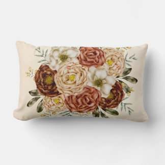 Almofada Lombar Crimson Bloom size 13x21  Lumber  Pillow