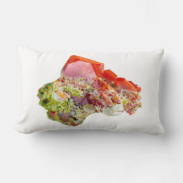 Almofada Lombar Cristal Vermelho Vermelho Reversível