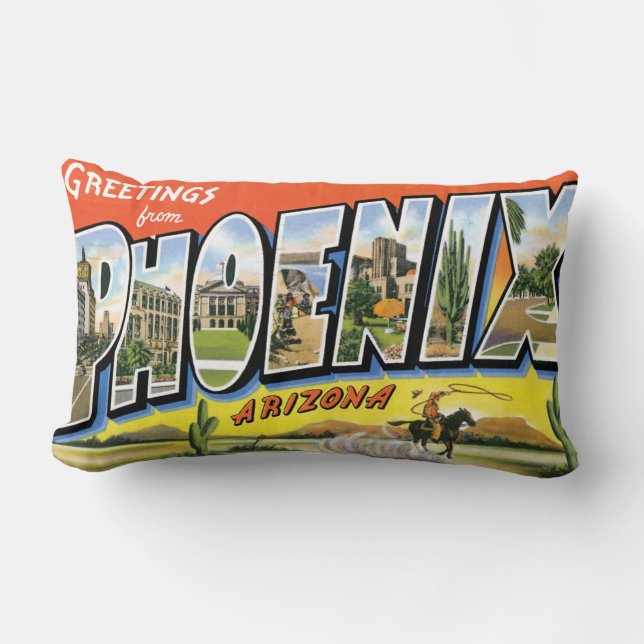 Almofada Lombar Cumprimentos de Phoenix Arizon (Frente)