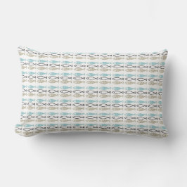 Almofada Lombar Cushions de madeira - Peixe-Padrão Escandinavo