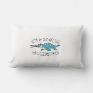 Almofada Lombar Cute Magical Liopleurodon Fantasy Prehistoric Ocea