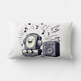 Almofada Lombar Cute Music Lover – Fun Cartoon Music Pillow 02
