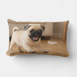 Almofada Lombar Cute Pug Personalizado