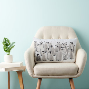 Almofada Lombar Cutest Baby Animals Emperor Penguin Chicks