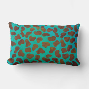 Almofada Lombar Dalmatian Brown e impressão da cerceta