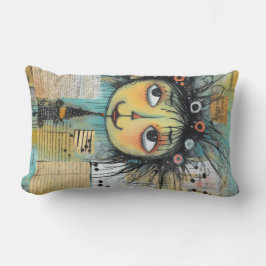 Almofada Lombar Dama de Arte 1 Encantadora e aflita