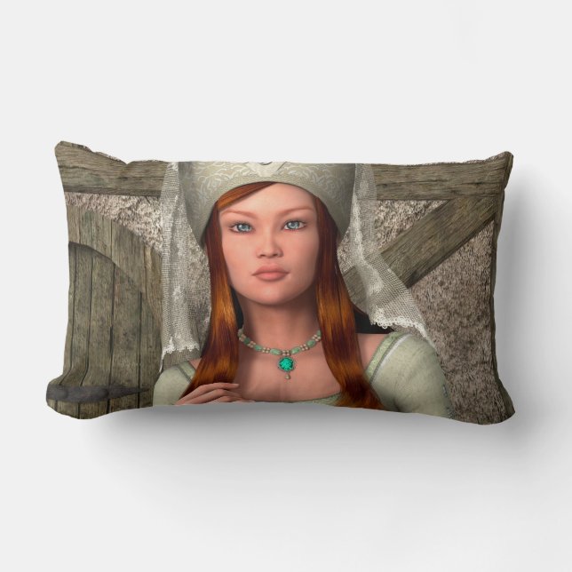 Almofada Lombar Dama Medieval  (Frente)