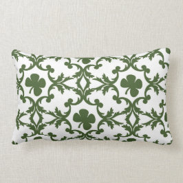 Almofada Lombar Damasco do trevo