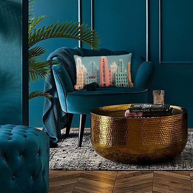 Almofada Lombar Deco Arquitetura Sonho (Criador carregado)