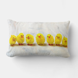 Almofada Lombar Decoração da páscoa - pintinhos seguidos
