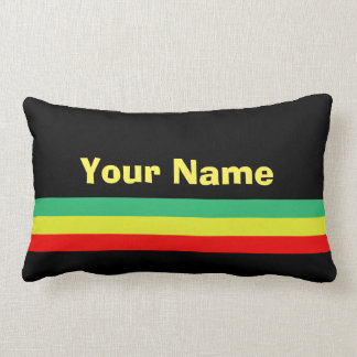 Almofada Lombar Decoração Home Rasta-Listrada feita sob encomenda