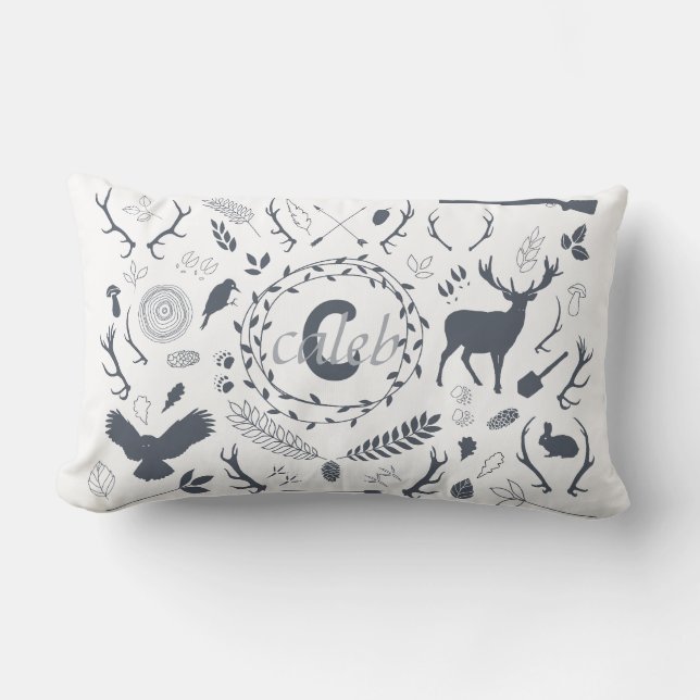 Almofada Lombar Decoração personalizada do berçário do bebé da (Frente)