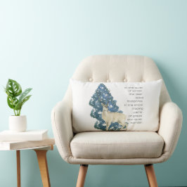 Almofada Lombar Deer Deixe Pegadas Na Neve