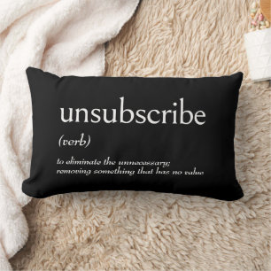 Almofada Lombar Definição De Dicionário Para UNSUBSCRIBE