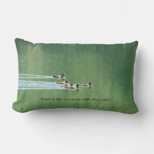 Almofada Lombar Descanse (lumbar) com lago verde
