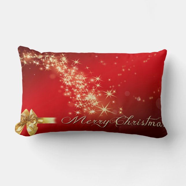 Almofada Lombar Desejos de Natal (Frente)