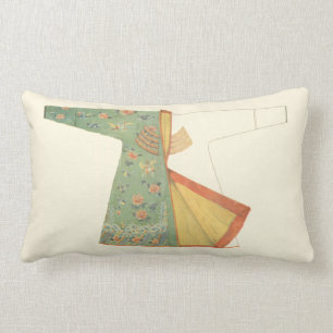 Almofada Lombar Desenho de Kimono semiacabado