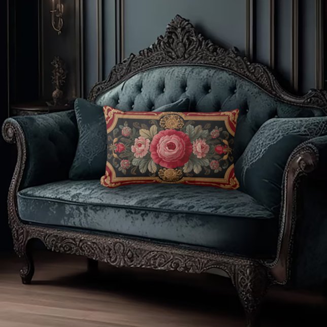 Almofada Lombar Design Antigo Dark Academia (Criador carregado)