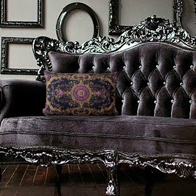 Almofada Lombar Design Antigo Dark Academia (Criador carregado)