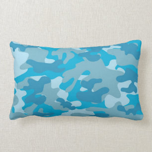 Almofada Lombar Design azul e cinzento de Camo